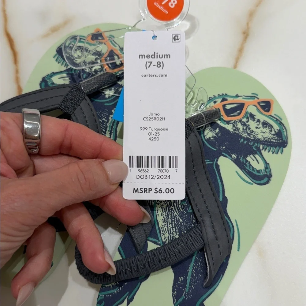 Carters pool sandals (7-8)